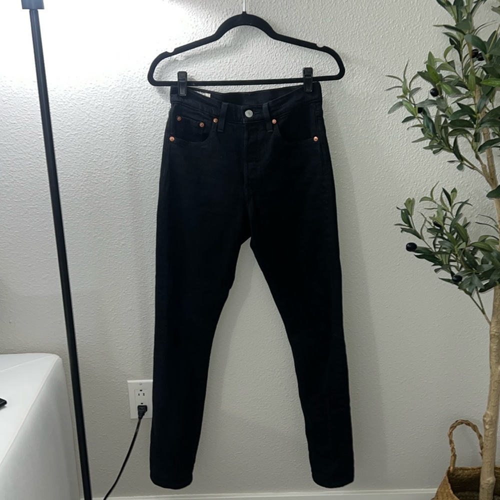 Levi 501 straight jeans in black (never worn)